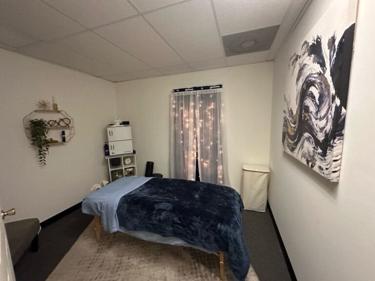 Massage room for couples and group visits